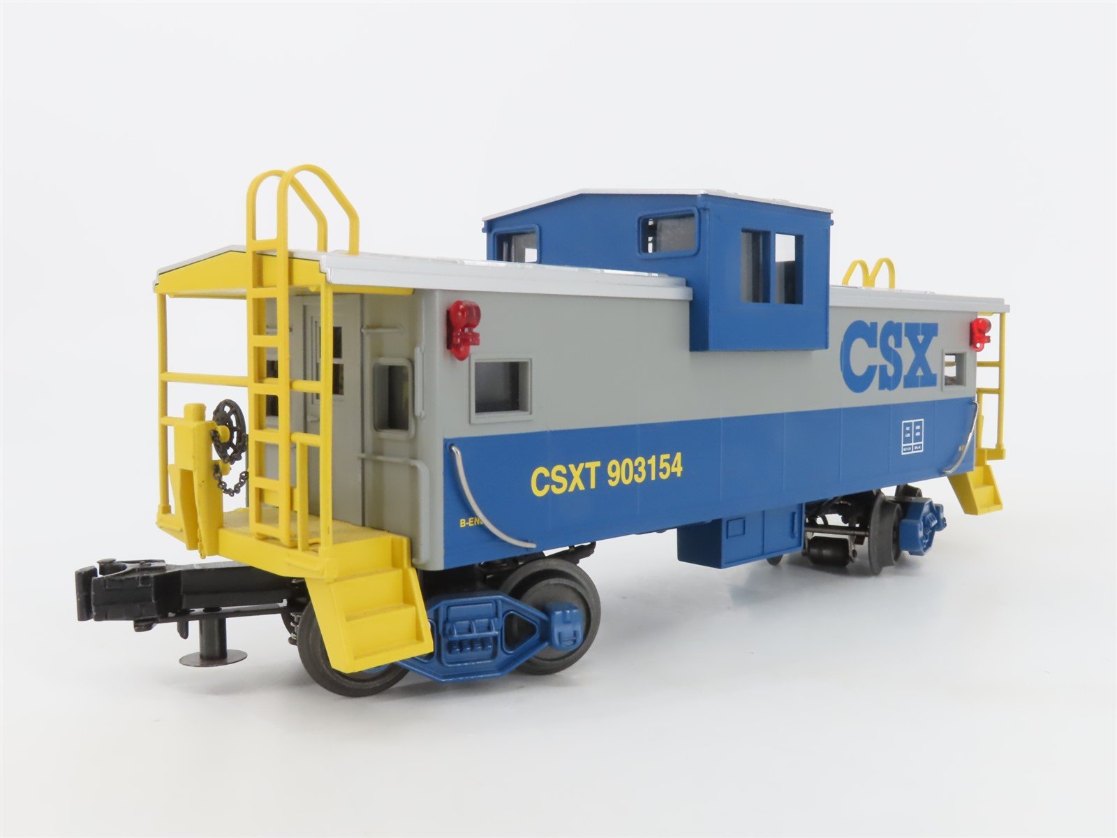 O Gauge 3-Rail MTH Rail King 30-4195c CSX CSXT Extended Vision Caboose #903154
