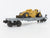 O Gauge 3-Rail MTH Rail King 30-7616 MTH Flat Car #19981 w/ ERTL Earth Mover