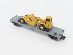 O Gauge 3-Rail MTH Rail King 30-7616 MTH Flat Car #19981 w/ ERTL Earth Mover