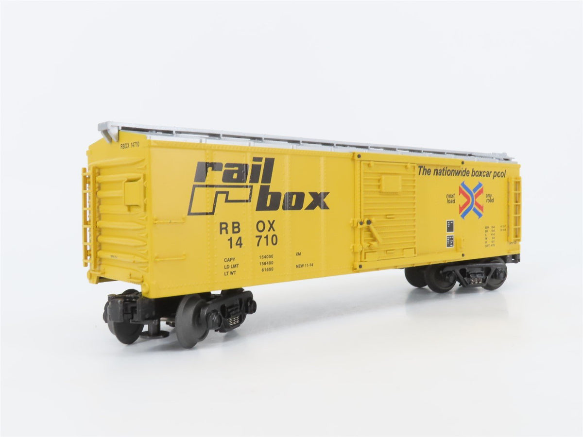 O Gauge 3-Rail MTH Rail King 30-8404 RBOX Rail Box Die-Cast Box Car #14710