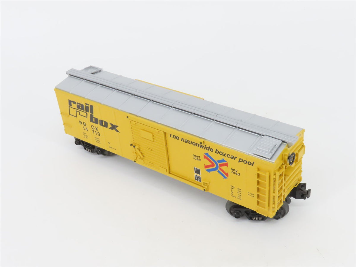 O Gauge 3-Rail MTH Rail King 30-8404 RBOX Rail Box Die-Cast Box Car #14710