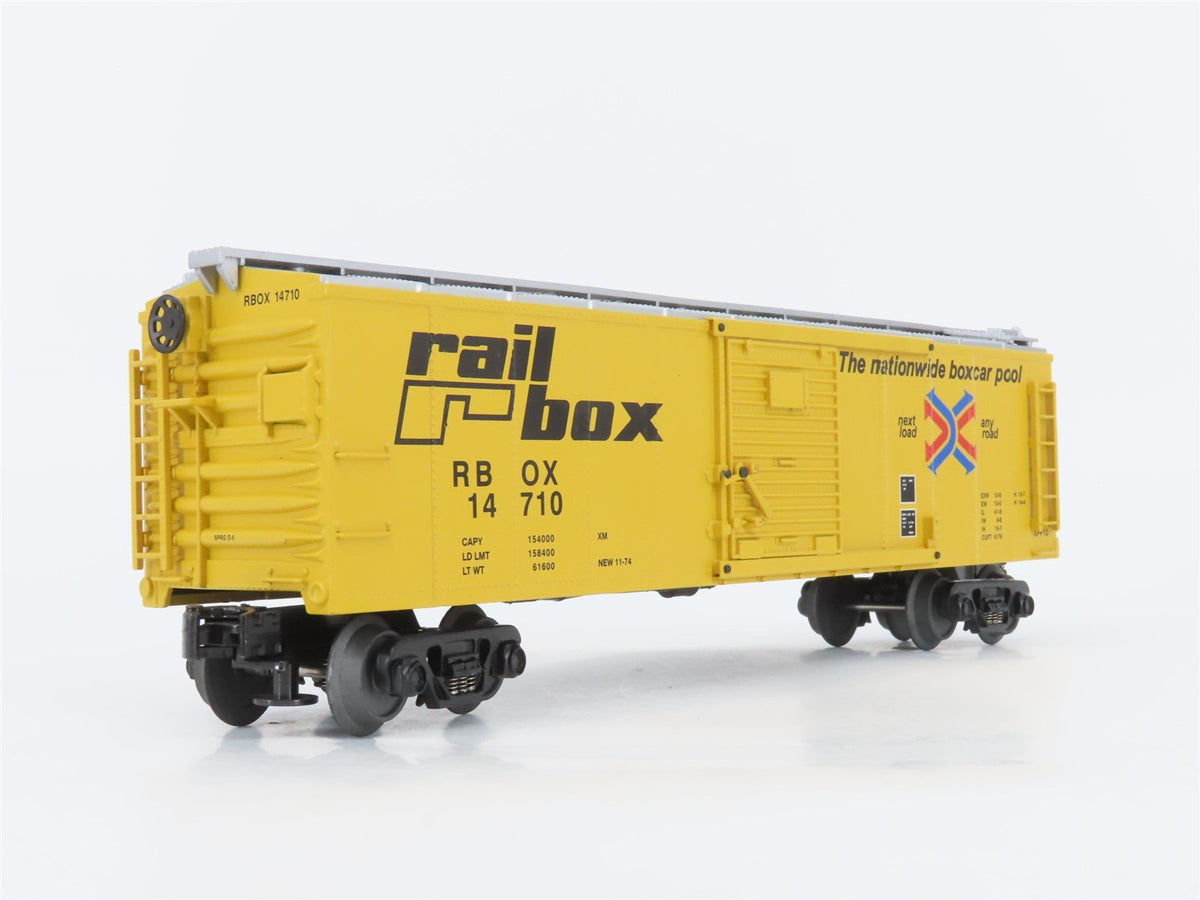 O Gauge 3-Rail MTH Rail King 30-8404 RBOX Rail Box Die-Cast Box Car #14710