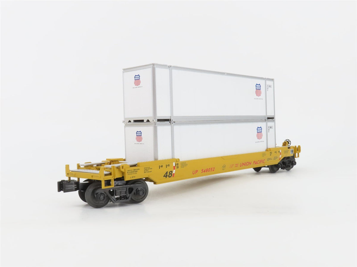 O Gauge 3-Rail MTH Rail King 30-4214A UP Union Pacific Husky Stack Car #548052