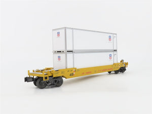 O Gauge 3-Rail MTH Rail King 30-4214A UP Union Pacific Husky Stack Car #548052