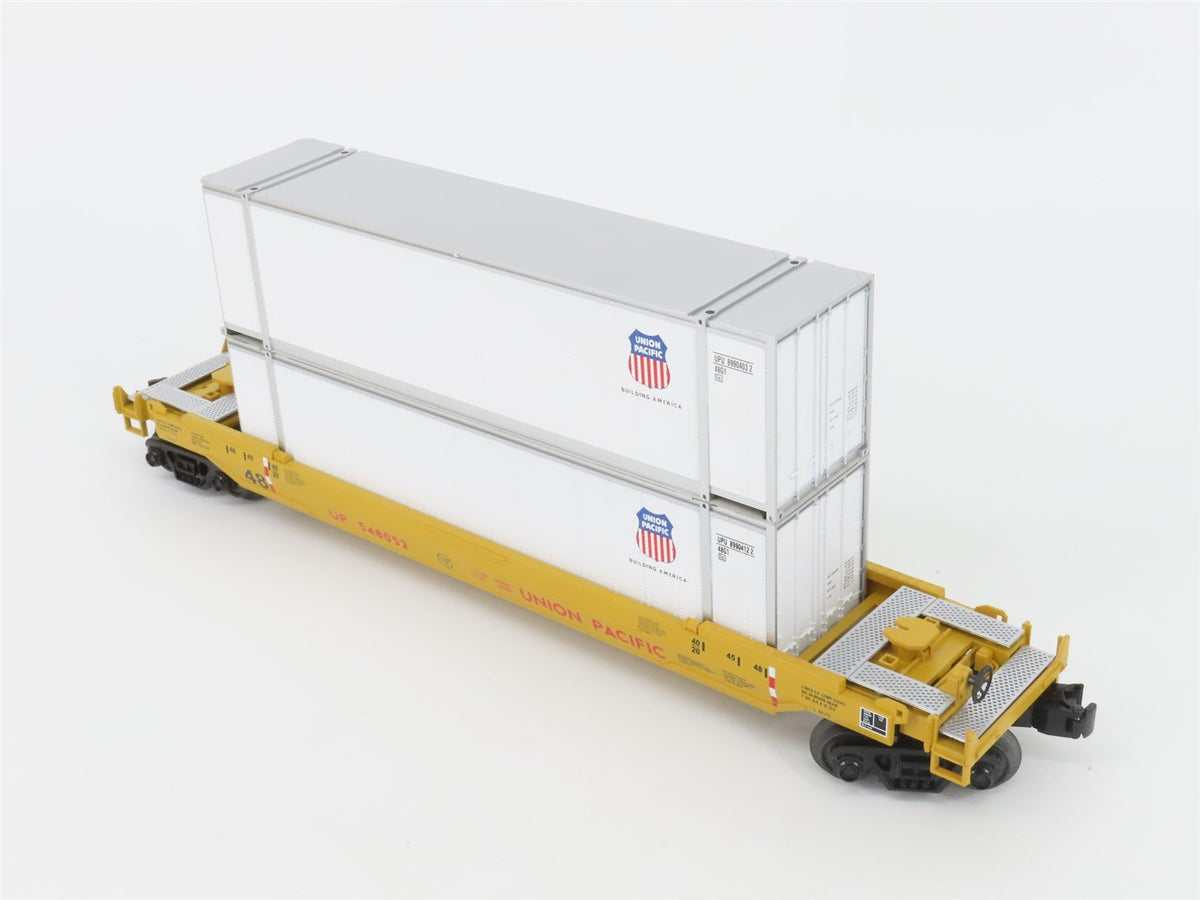 O Gauge 3-Rail MTH Rail King 30-4214A UP Union Pacific Husky Stack Car #548052