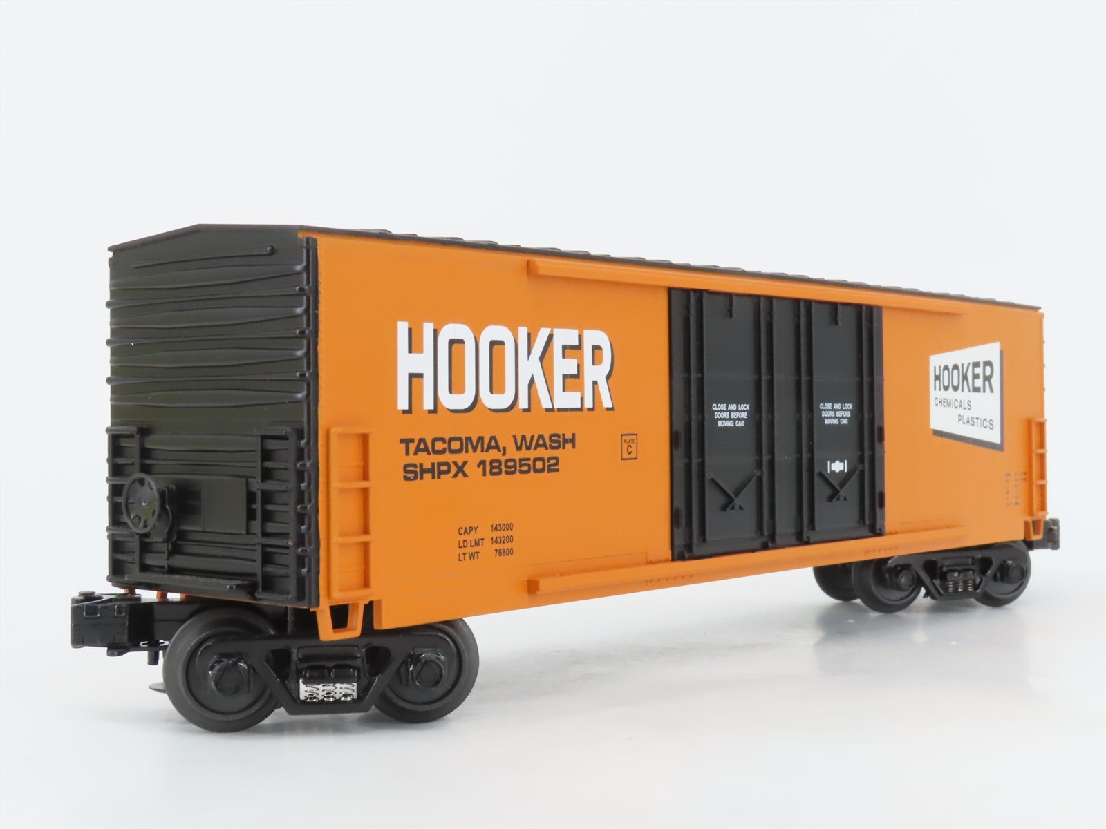 O Gauge 3-Rail MTH Rail King 30-74065 SHPX Hooker 50' Double Door Box Car 189502