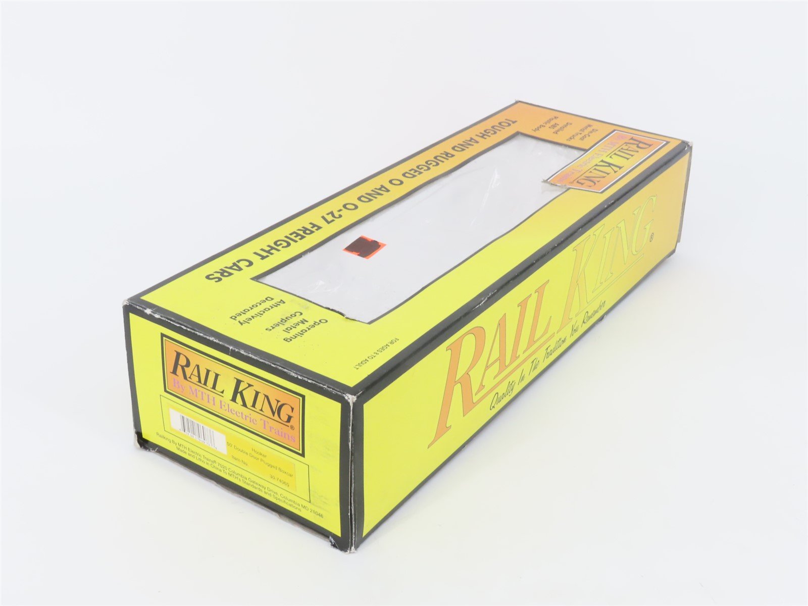 O Gauge 3-Rail MTH Rail King 30-74065 SHPX Hooker 50' Double Door Box Car 189502