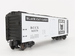 O Gauge 3-Rail K-Line K762-8029 BCCX Black Cat Candy Wood Sided Reefer #82570