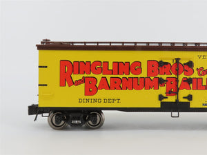 O Gauge 3-Rail K-Line 6-22249 Ringling Bros Dining Dept Wood Sided Reefer #166