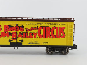 O Gauge 3-Rail K-Line 6-22249 Ringling Bros Dining Dept Wood Sided Reefer #166