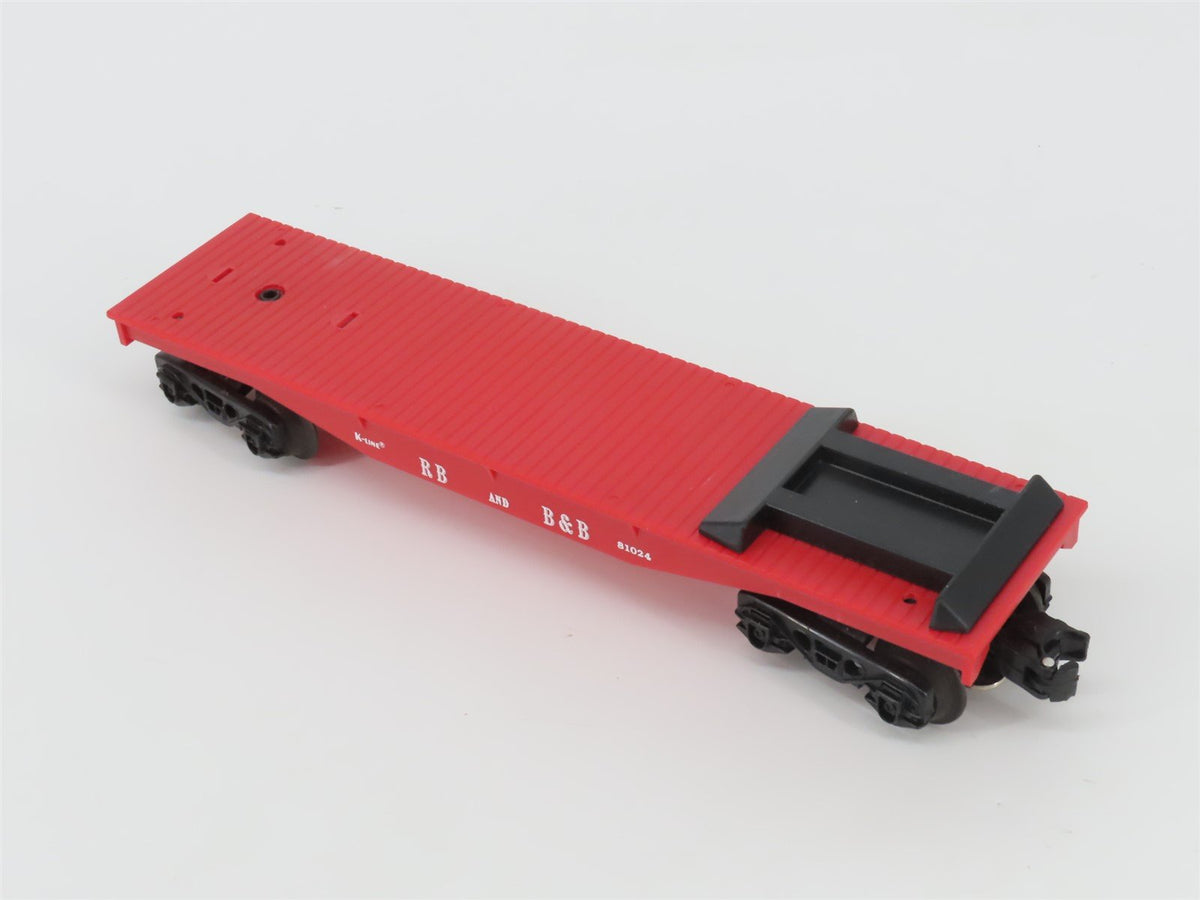 O Gauge 3-Rail K-Line Ringling Bros &amp; Barnum &amp; Bailey Flat Car W/ Semi &amp; Trailer