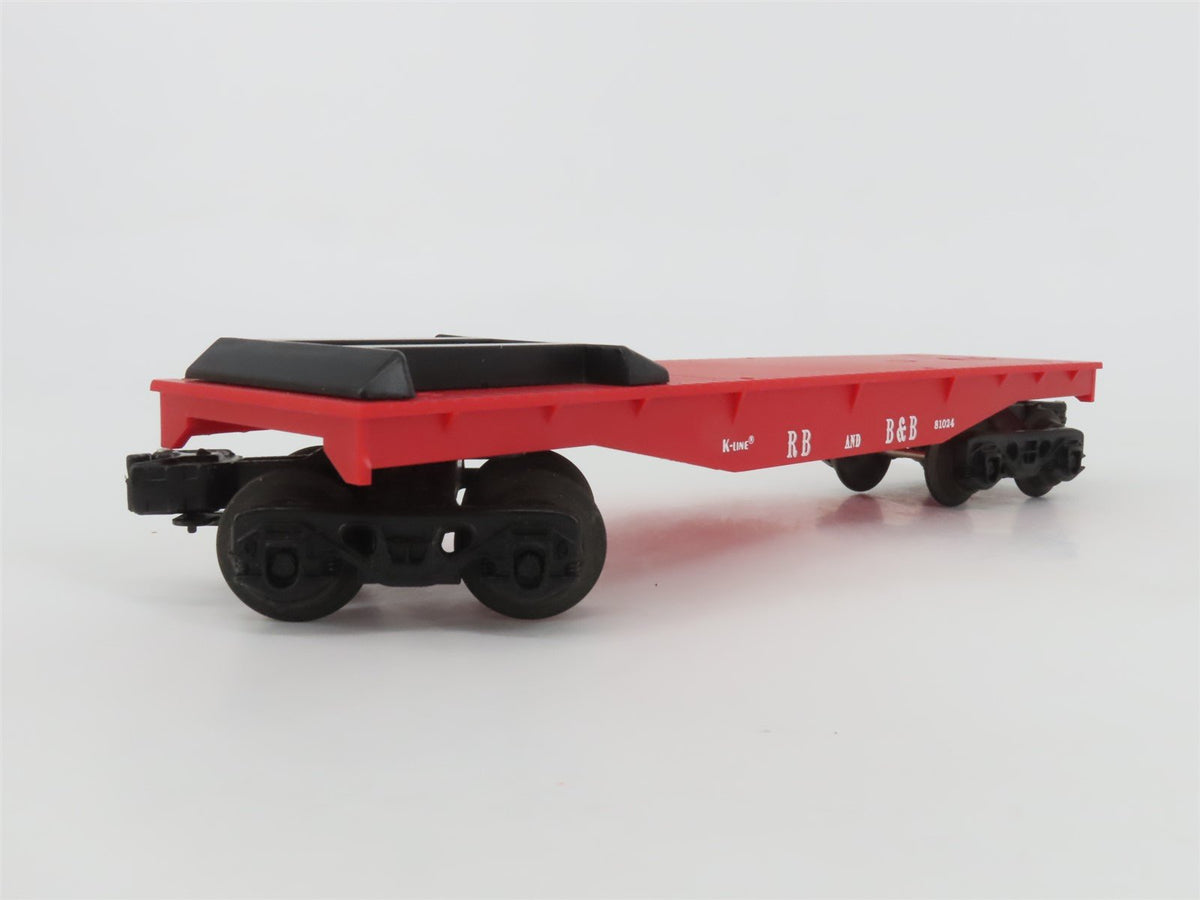O Gauge 3-Rail K-Line Ringling Bros &amp; Barnum &amp; Bailey Flat Car W/ Semi &amp; Trailer