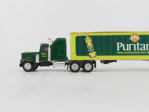 O Gauge 3-Rail K-Line Puritan Flat Car #22050 Tractor Trailer Set