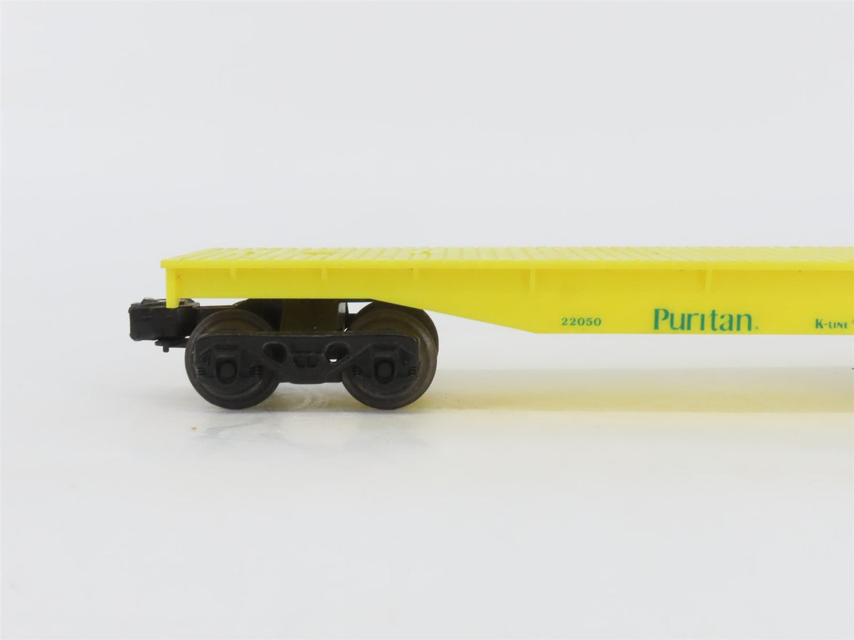 O Gauge 3-Rail K-Line Puritan Flat Car #22050 Tractor Trailer Set