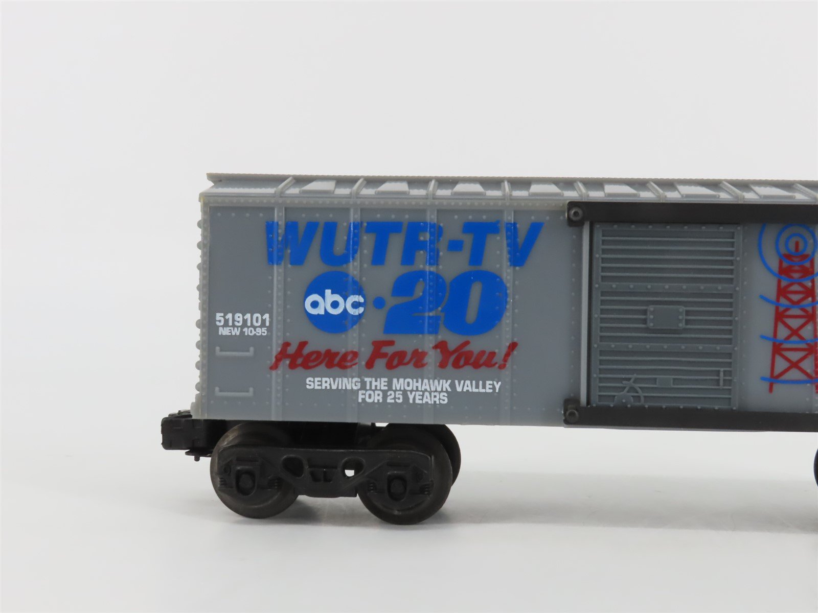 O Gauge 3-Rail K-Line ABC 20 WUTR-TV 25 Years 1970-1995 Boxcar #519101