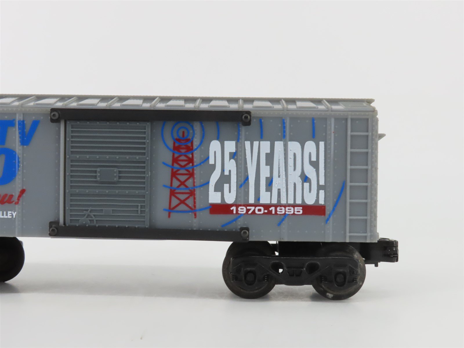 O Gauge 3-Rail K-Line ABC 20 WUTR-TV 25 Years 1970-1995 Boxcar #519101