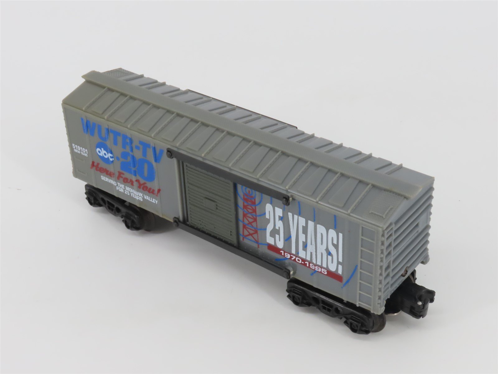 O Gauge 3-Rail K-Line ABC 20 WUTR-TV 25 Years 1970-1995 Boxcar #519101