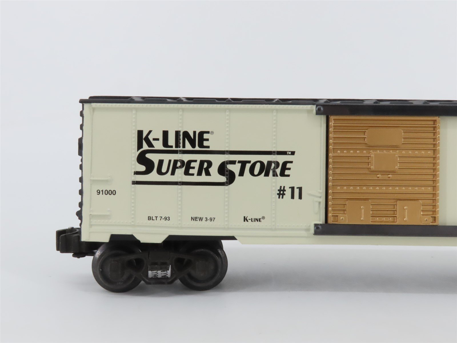 O Gauge 3-Rail K-Line K-9100011 K-Line Superstore Chug 'n Puff Boxcar #11
