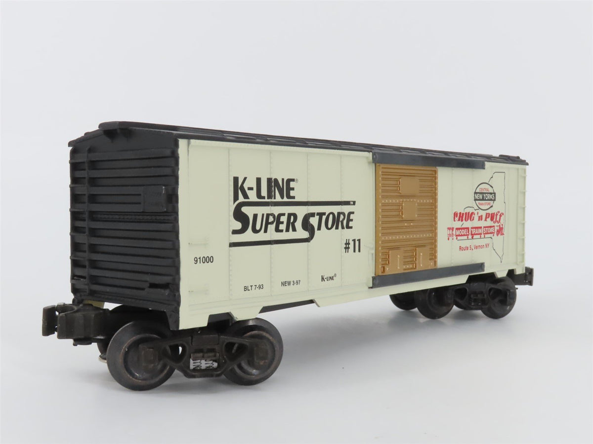O Gauge 3-Rail K-Line K-9100011 K-Line Superstore Chug &#39;n Puff Boxcar #11