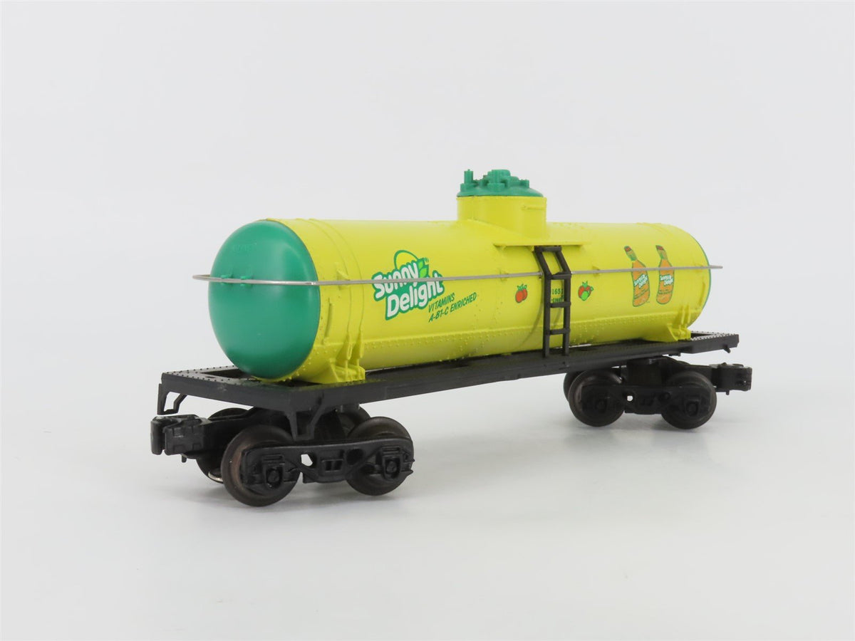 O Gauge 3-Rail K-Line Sunny Delight Single Dome Tank Car #9165