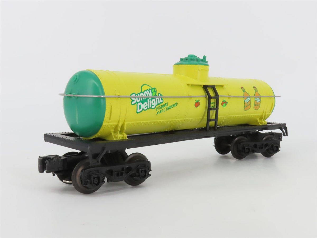 O Gauge 3-Rail K-Line Sunny Delight Single Dome Tank Car #9165