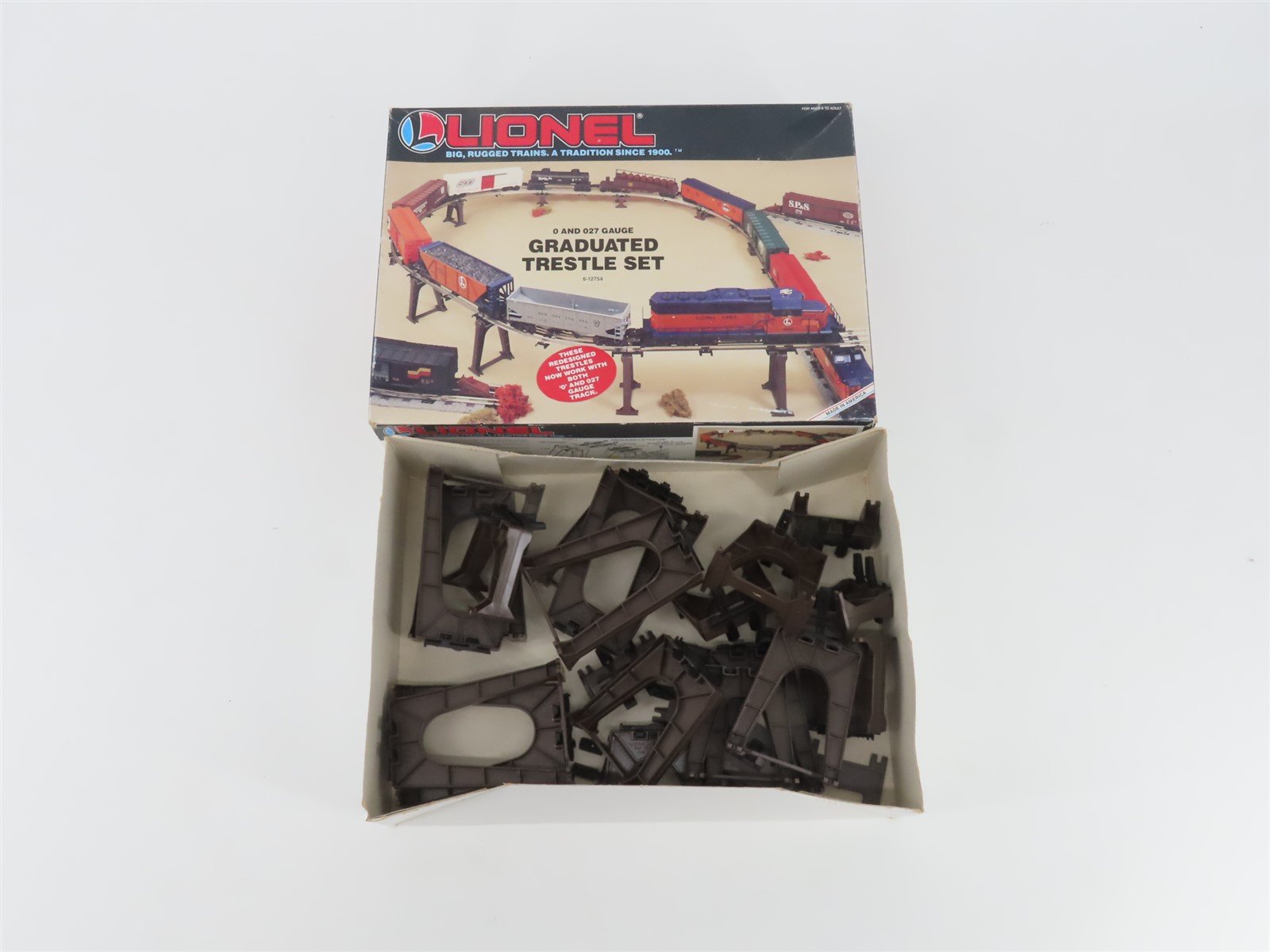 O/O27 Scale Lionel Kit 6-12754 Graduated Trestle Set