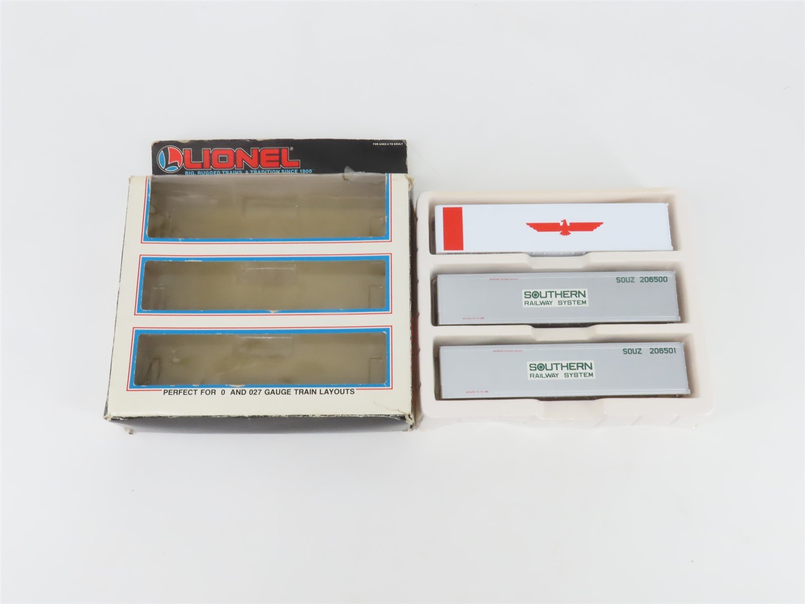 O 1/48 Scale Lionel 6-12826 APL, SOUZ Intermodal Containers (3-Pack)