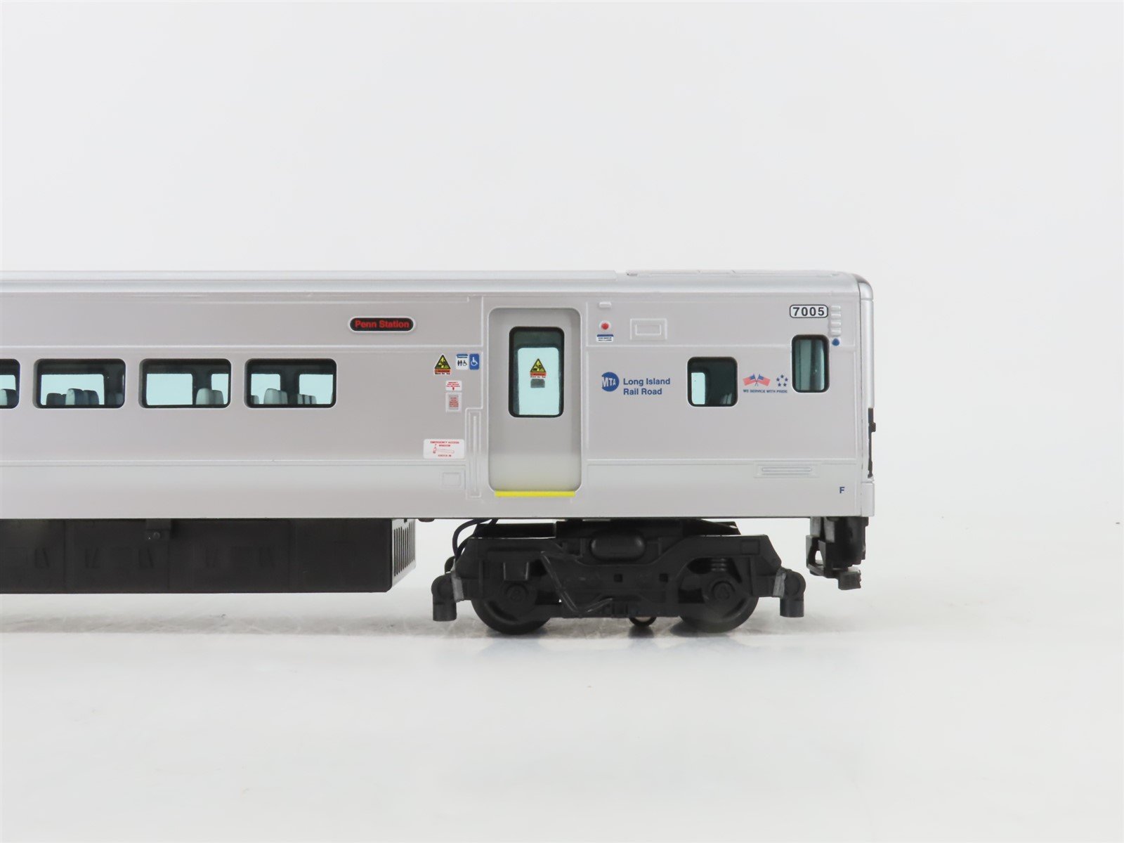 O Gauge 3-Rail Lionel 6-30114 MTA Long Island M-7 Commuter Train Set w/Track