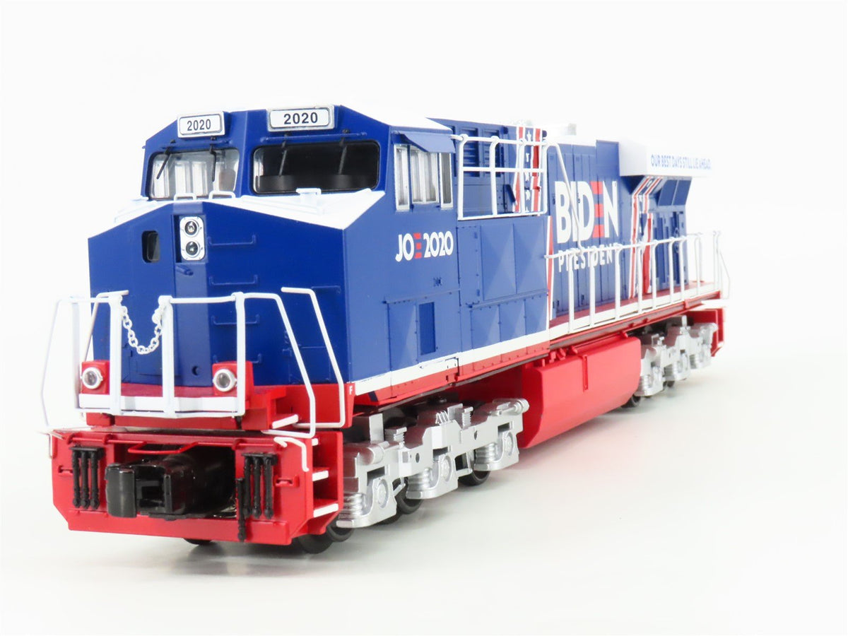 O 3-Rail MTH RailKing 30-20800-1 Joe Biden 2020 ES44AC Diesel &amp; Caboose Set