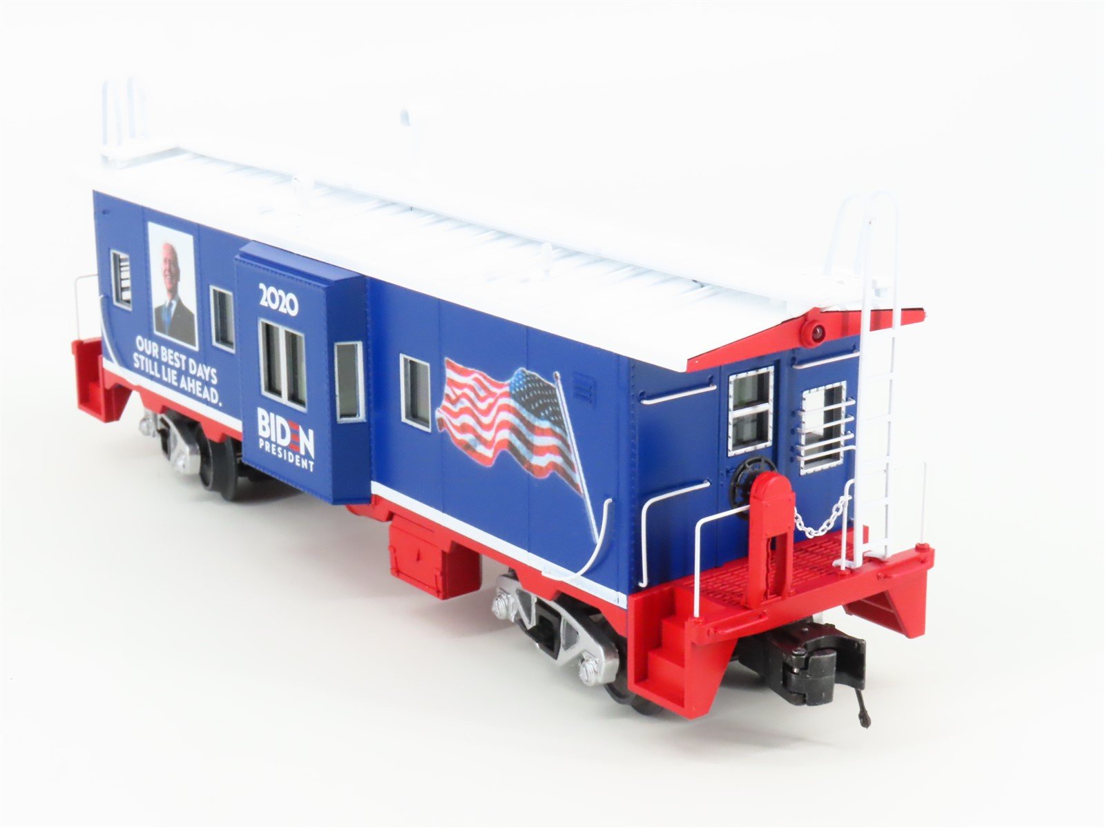 O 3-Rail MTH RailKing 30-20800-1 Joe Biden 2020 ES44AC Diesel & Caboose Set