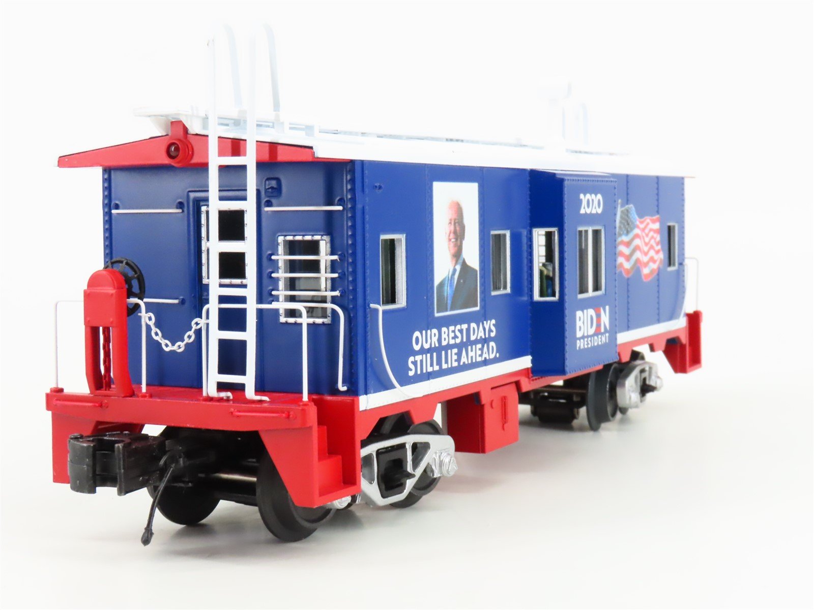 O 3-Rail MTH RailKing 30-20800-1 Joe Biden 2020 ES44AC Diesel & Caboose Set