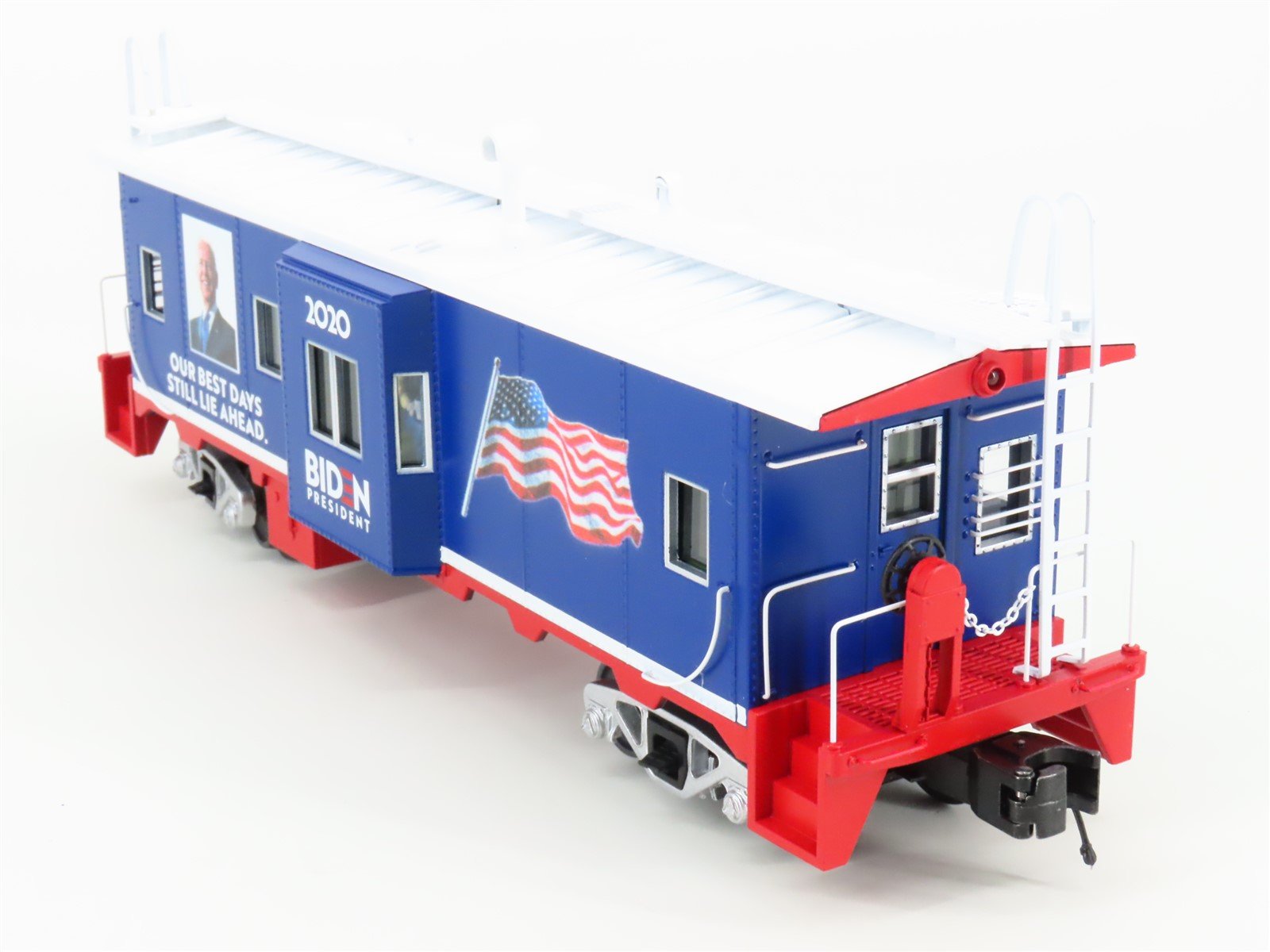 O 3-Rail MTH RailKing 30-20800-1 Joe Biden 2020 ES44AC Diesel & Caboose Set