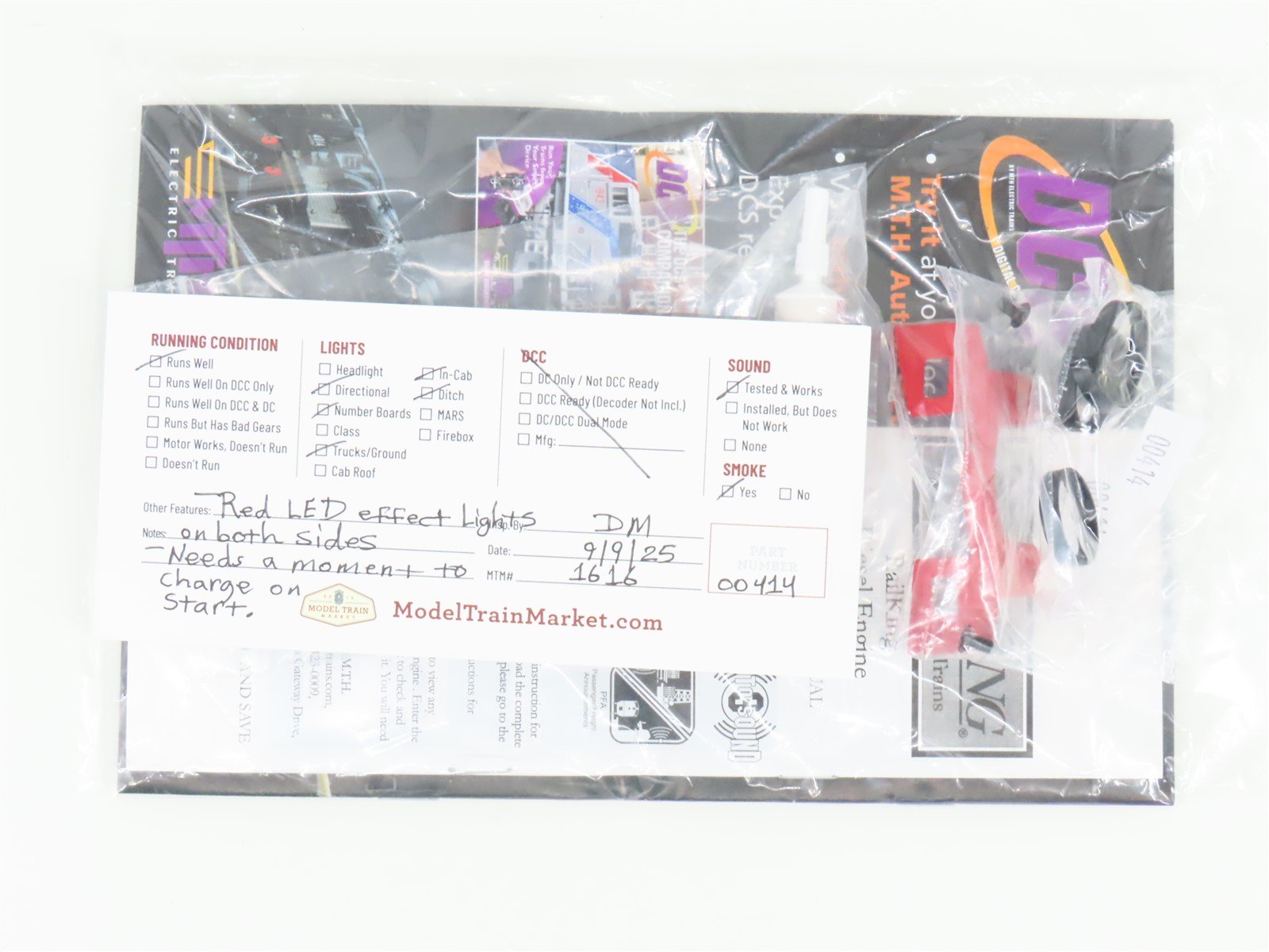 O 3-Rail MTH RailKing 30-20800-1 Joe Biden 2020 ES44AC Diesel & Caboose Set