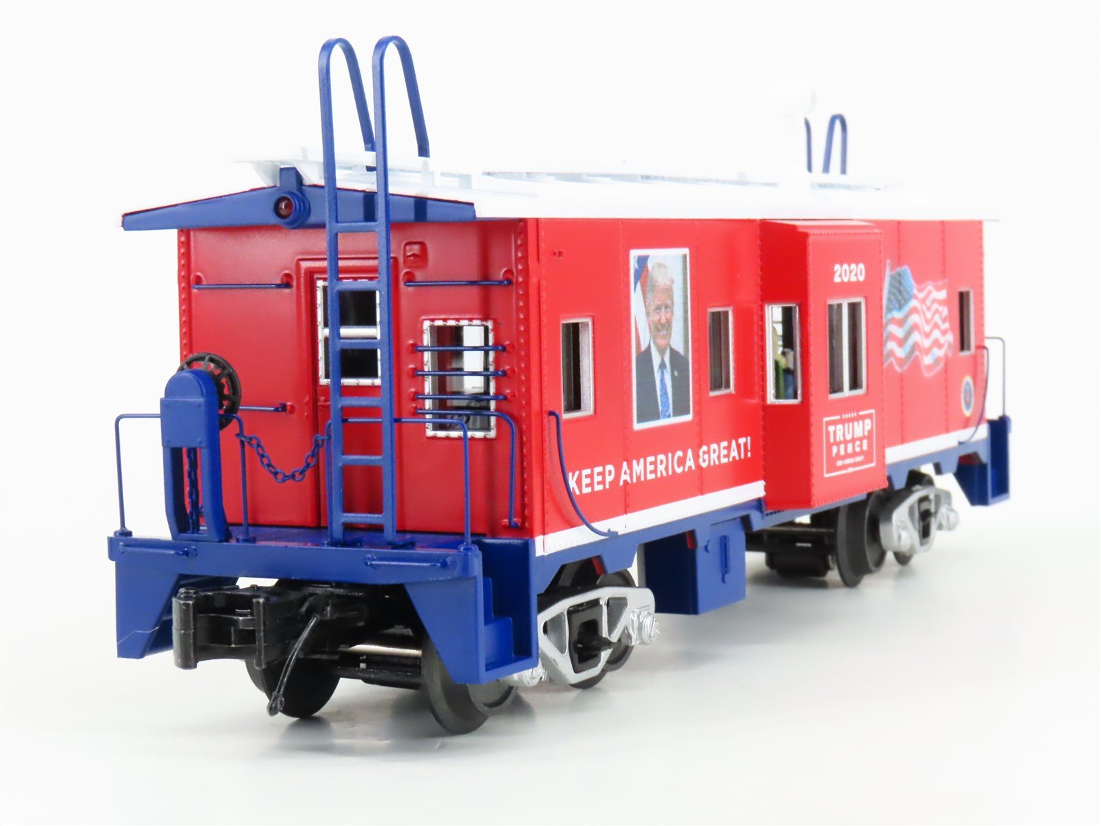 O 3-Rail MTH RailKing 30-20799-1 Donald J Trump 2020 ES44AC Diesel & Caboose Set