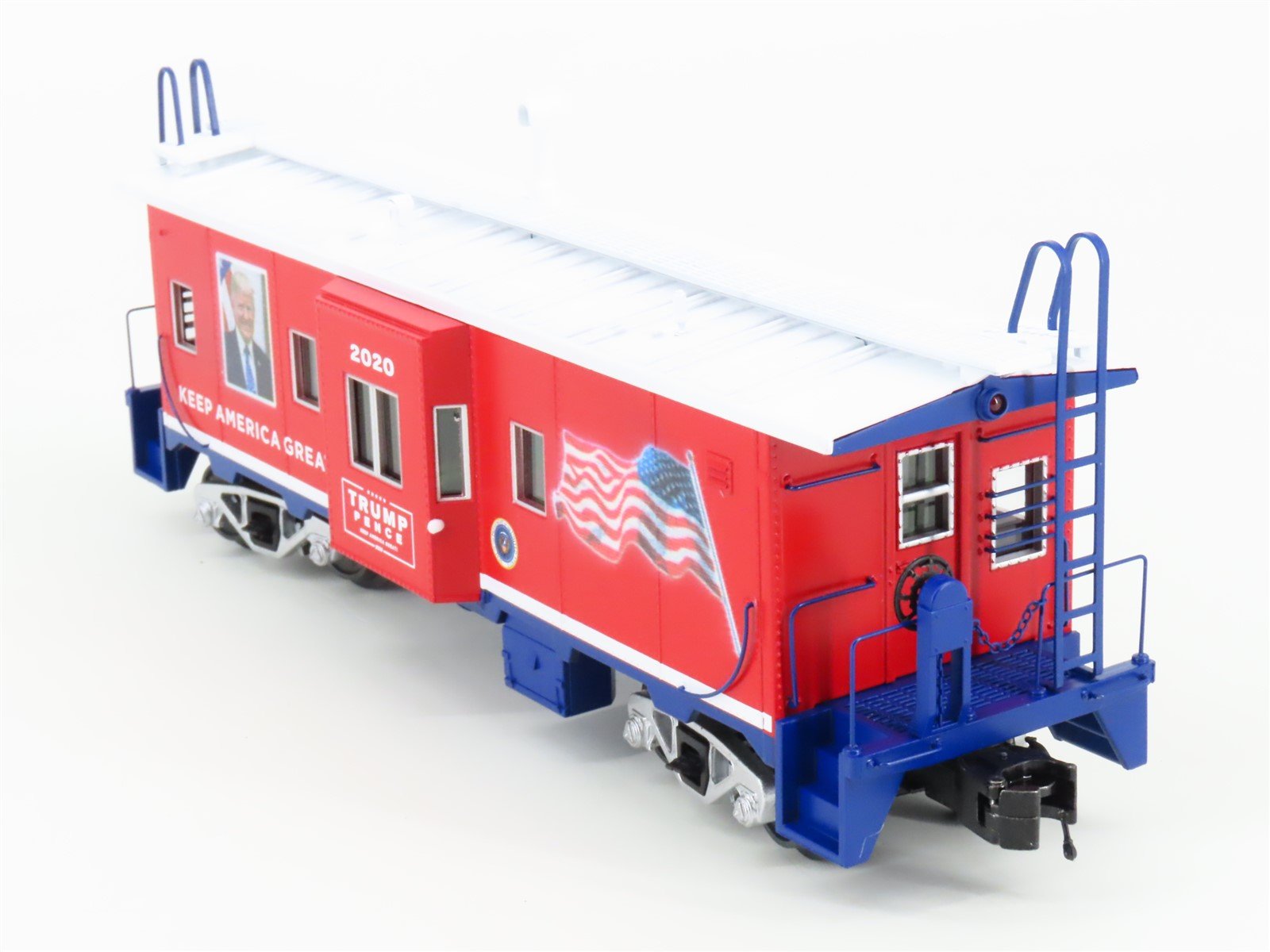 O 3-Rail MTH RailKing 30-20799-1 Donald J Trump 2020 ES44AC Diesel & Caboose Set