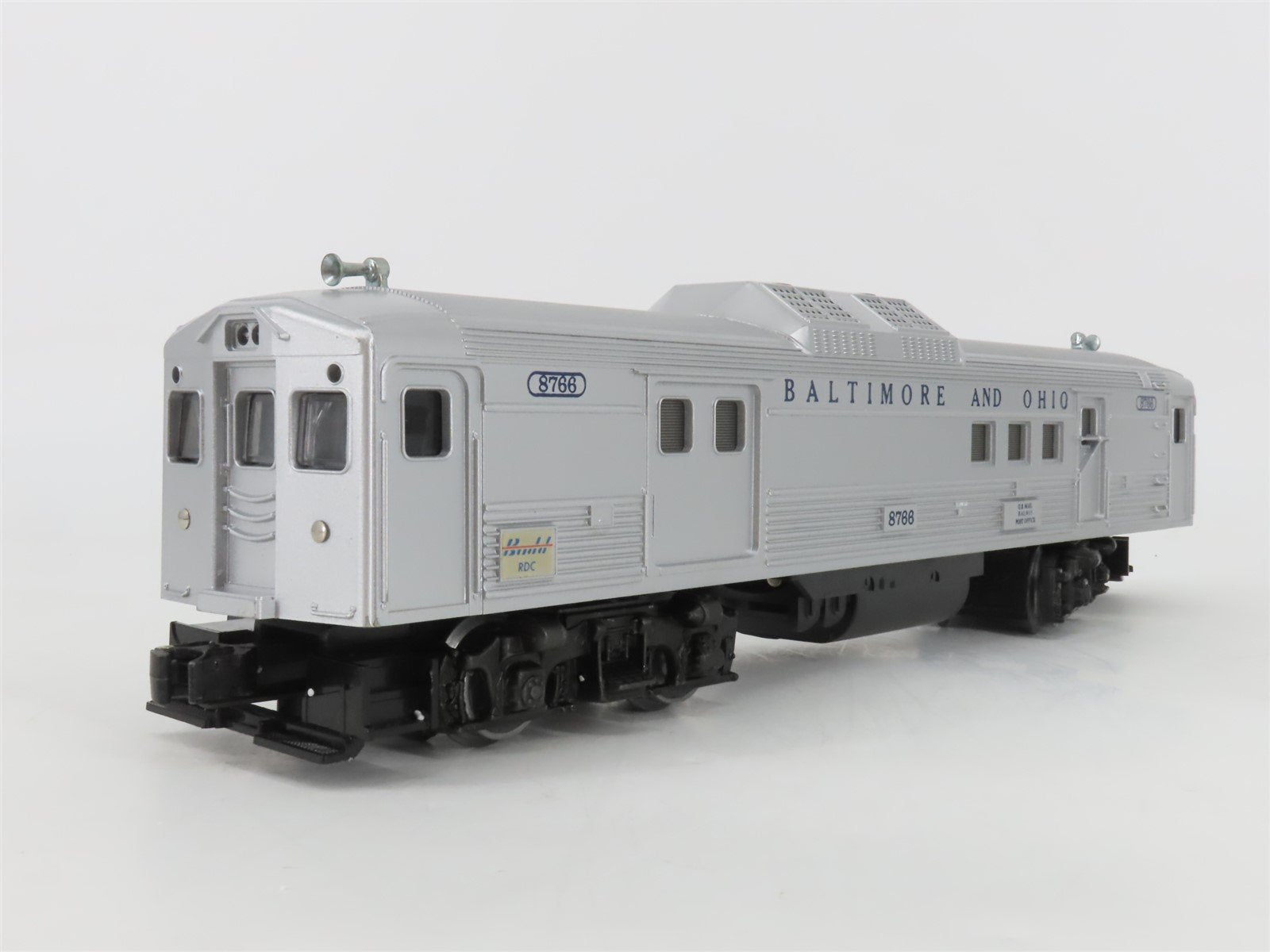 O Gauge 3-Rail Lionel 6-1766 B&O Railway Budd Commuter Train 3-Car Set