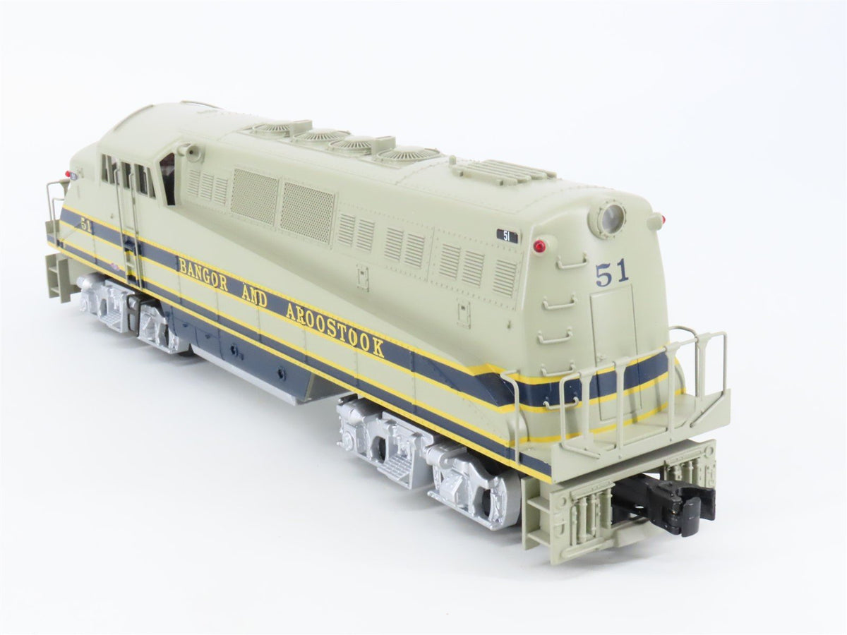 O Gauge 3-Rail Williams 20301 BAR Bangor &amp; Aroostook EMD BL2 Diesel #51