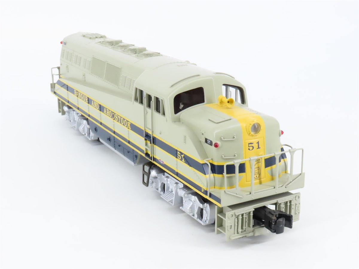 O Gauge 3-Rail Williams 20301 BAR Bangor &amp; Aroostook EMD BL2 Diesel #51