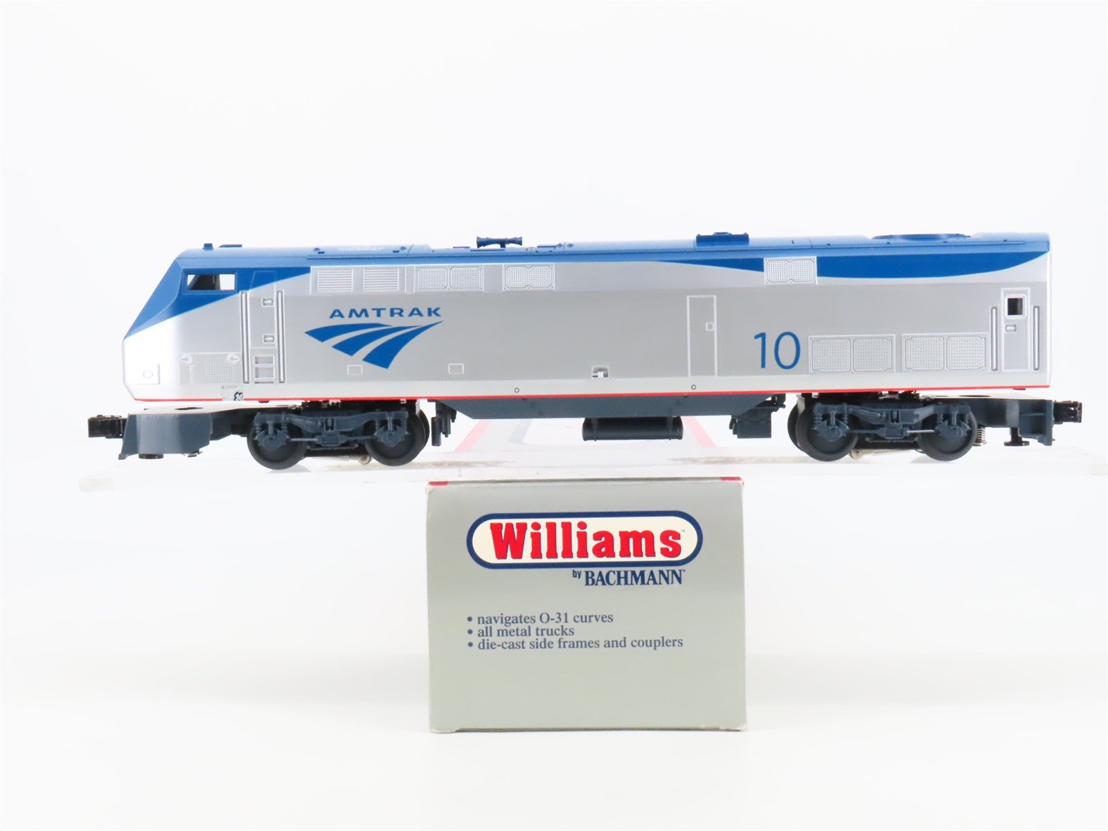 O Gauge 3-Rail Williams AMTK Amtrak Phase V P42 Genesis Diesel Locomotive #10