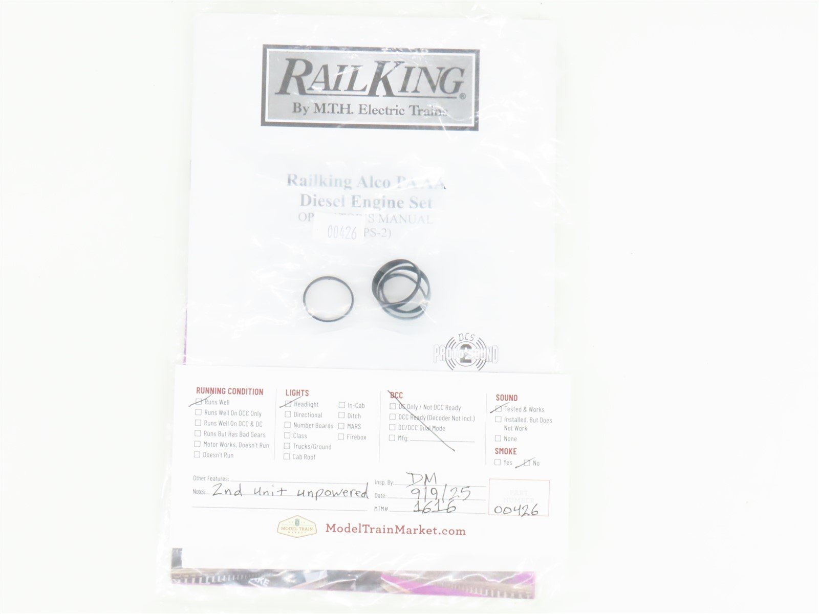 O Gauge 3-Rail MTH RailKing 30-2856-1 NH New Haven PA/A Diesel Set - ProtoSound2