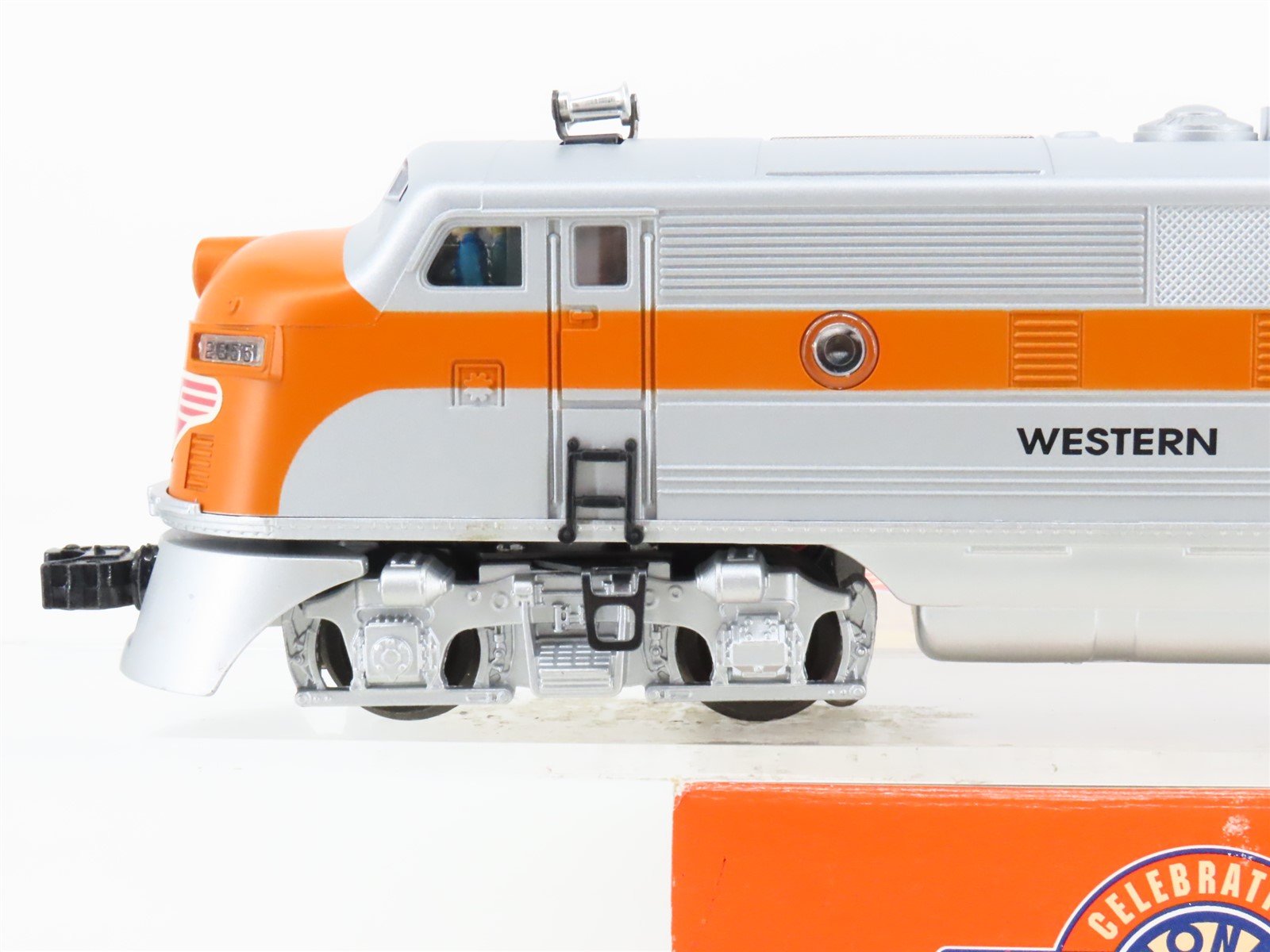 O 3-Rail Lionel 6-18193 Celebration WP F3A Diesel - Unpowered w/ TMCC & Sound