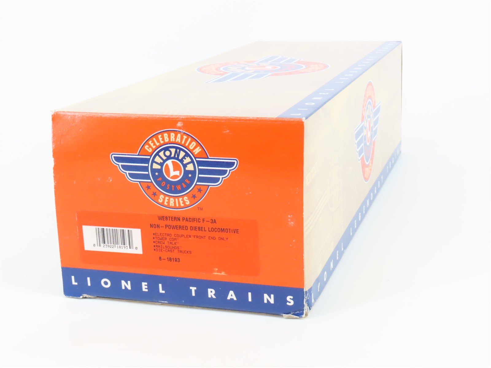O 3-Rail Lionel 6-18193 Celebration WP F3A Diesel - Unpowered w/ TMCC & Sound