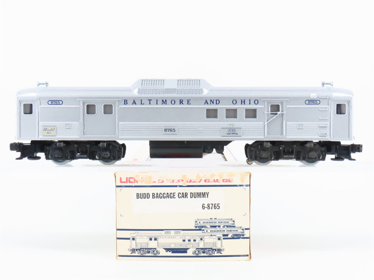 O Gauge 3-Rail Lionel 6-8765 B&amp;O Baltimore &amp; Ohio Budd RDC-4 Diesel - Unpowered