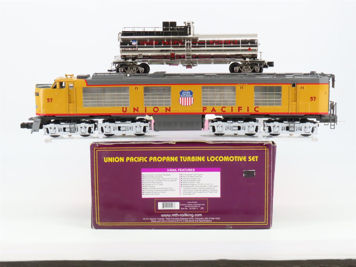 O Gauge 3-Rail MTH 20-2261-1 UP Union Pacific Propane Turbine #57 - ProtoSound2