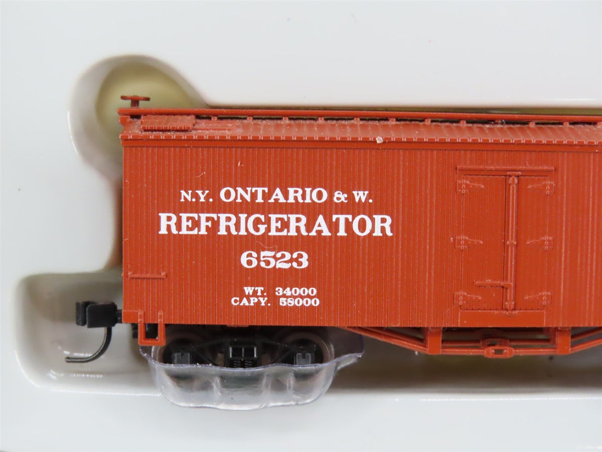 N Scale Athearn 11547 NYO&amp;W New York Ontario &amp; Western 36&#39; Wood Reefer #6523