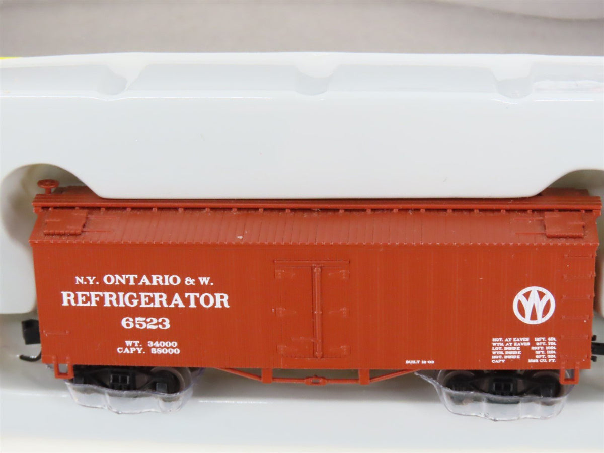 N Scale Athearn 11547 NYO&amp;W New York Ontario &amp; Western 36&#39; Wood Reefer #6523