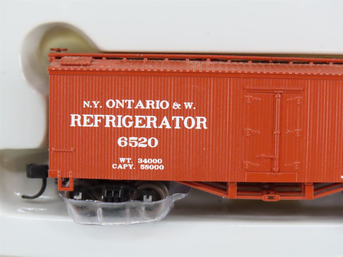 N Scale Athearn 11546 NYO&amp;W New York Ontario &amp; Western 36&#39; Wood Reefer #6520