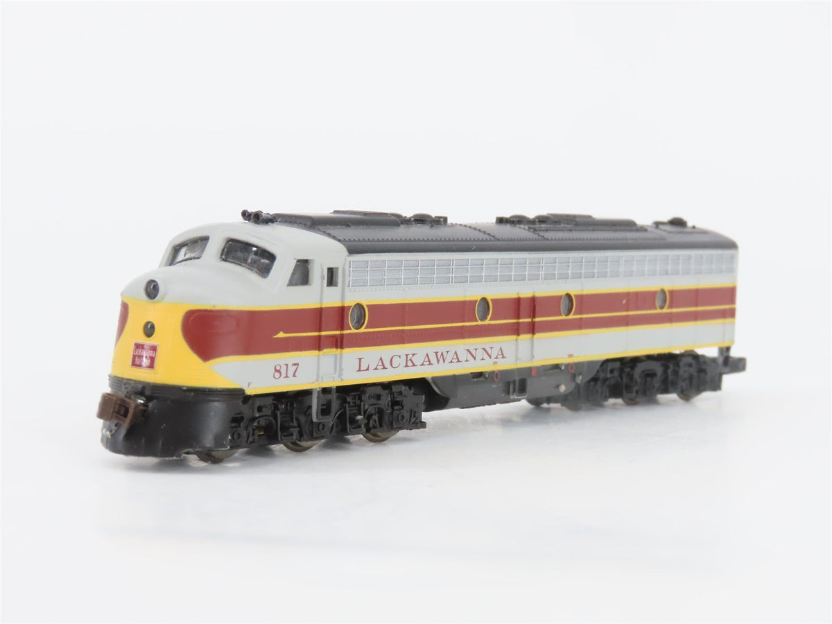 N Scale Life-Like 7184/7185 DL&amp;W Lackawanna EMD E8A/A Diesel Locomotive Set