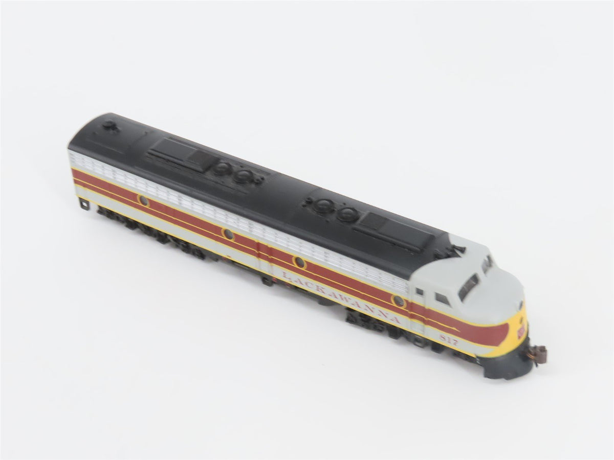 N Scale Life-Like 7184/7185 DL&amp;W Lackawanna EMD E8A/A Diesel Locomotive Set