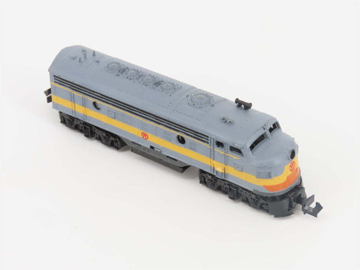 N Scale Atlas NYO&amp;W New York Ontario &amp; Western EMD F7A Diesel No# - Unpowered